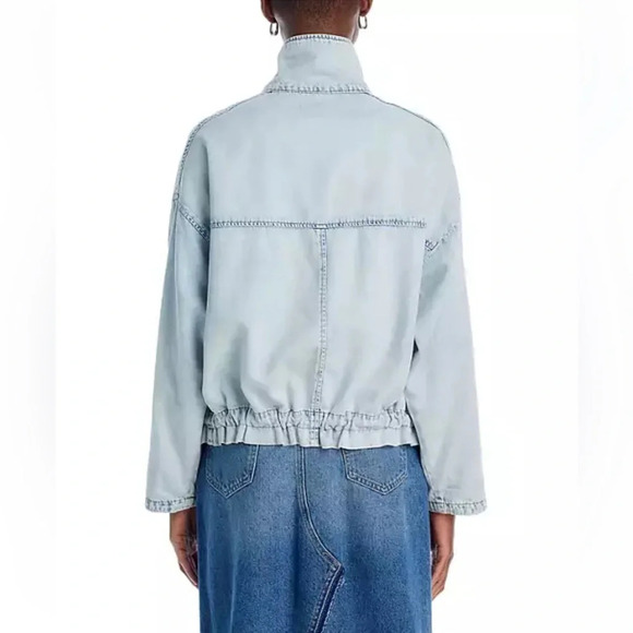 BlankNYC Stand Collar Lightweight Denim Jacket Sold at Revolve - Picture 7 of 7